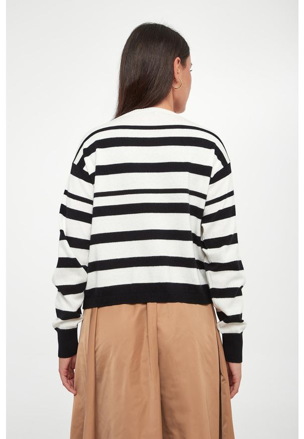 Twinset Milano - Sweter damski z kaszmirem TWINSET. Materiał: kaszmir