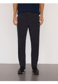 Reserved - Sztruksowe spodnie jogger - ciemnoszary. Kolor: szary. Materiał: sztruks #1