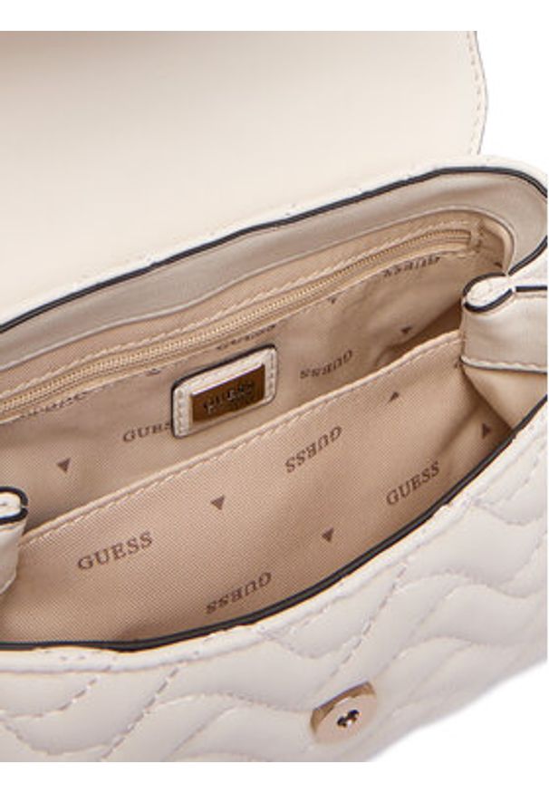 Guess Torebka HWQG96 53780 Biały. Kolor: biały. Materiał: skórzane