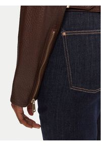 Guess Kurtka z imitacji skóry W5YL19 WHDS0 Brązowy Regular Fit. Kolor: brązowy. Materiał: skóra