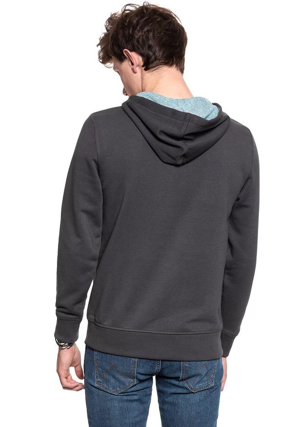 Mustang - BLUZA MUSTANG Printed Hoodie PHANTOM 1009346 4087