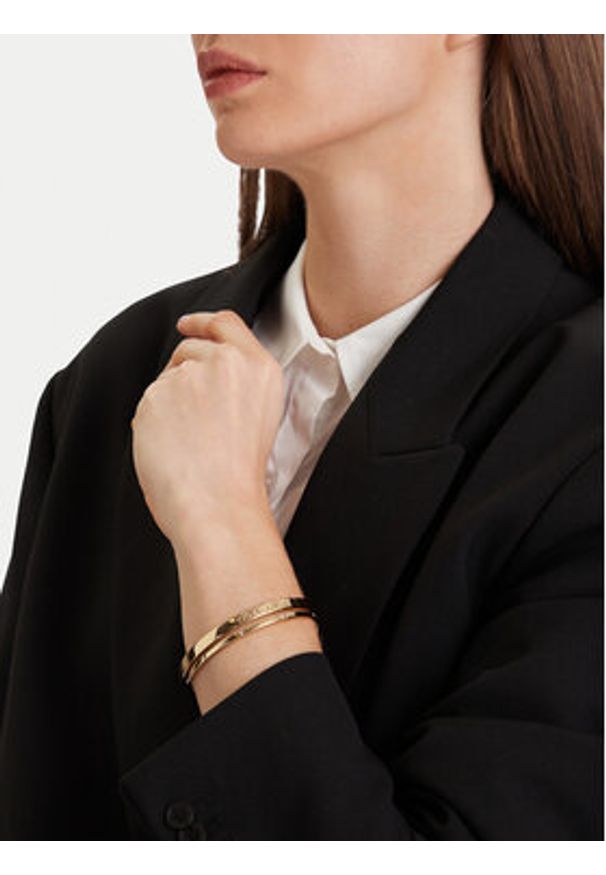 Coach Zestaw bransoletek 37520598 Złoty. Materiał: metalowe. Kolor: złoty