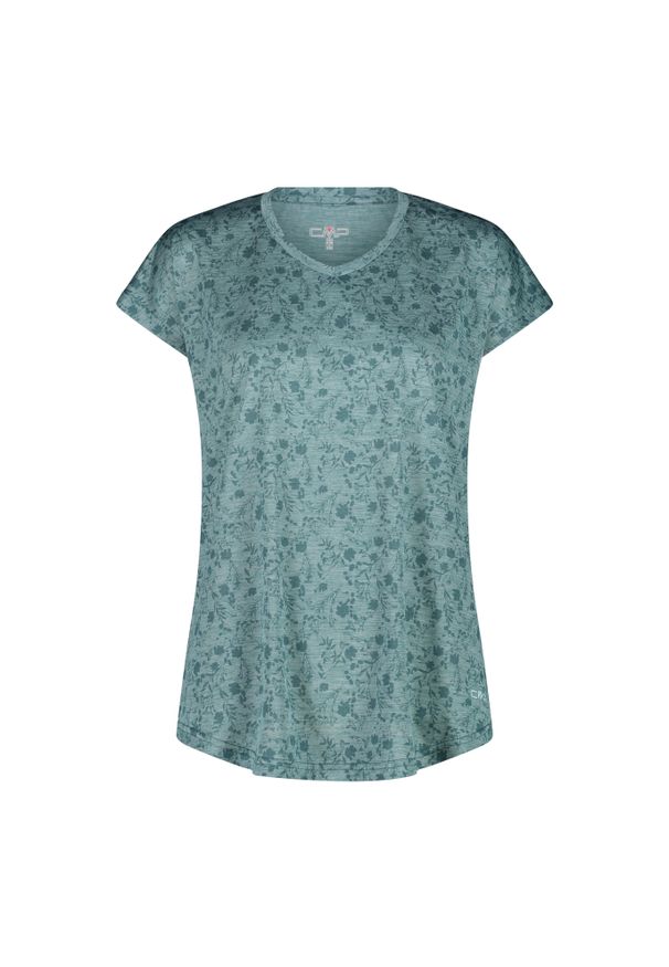 Koszulka damska turystyczna CMP 35N5496. Kolor: zielony