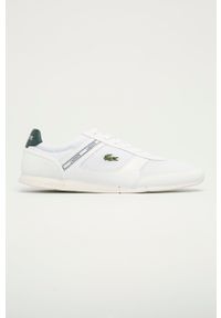 Lacoste Buty kolor biały. Nosek buta: okrągły. Zapięcie: sznurówki. Kolor: biały. Materiał: guma #1