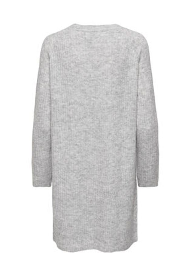 only - ONLY Sukienka dzianinowa 15196724 Szary Regular Fit. Kolor: szary. Materiał: syntetyk