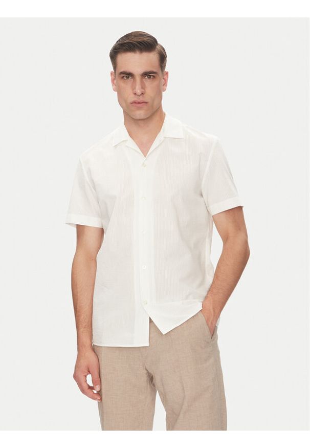 Baldessarini Koszula B3 76001.3703 Biały Regular Fit. Kolor: biały. Materiał: bawełna