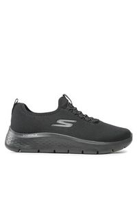 skechers - Skechers Sneakersy Go Walk Flex 216484/BBK Czarny. Kolor: czarny. Materiał: materiał