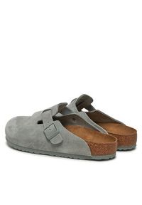 Birkenstock Klapki Boston zamsz 1029212 Zielony. Kolor: zielony. Materiał: skóra, zamsz #4