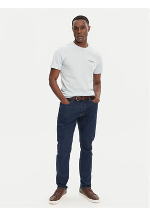 Guess Jeans Jeansy M4YA1C D5DM3 Granatowy Slim Fit. Kolor: niebieski