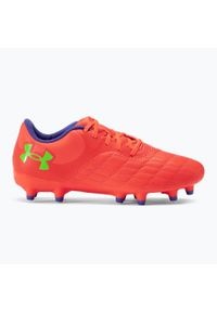 Buty do piłki nożnej dla dzieci Under Armour Magnetico Select JR 3.0 FG. Kolor: czerwony. Sport: piłka nożna