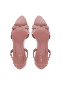 Aldo Sandały Elera 14296211 Różowy. Kolor: różowy. Materiał: skóra, zamsz #5