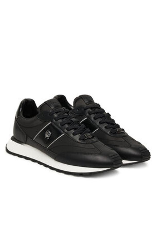 Karl Lagerfeld - KARL LAGERFELD Sneakersy KL51129 Czarny. Kolor: czarny. Materiał: skóra