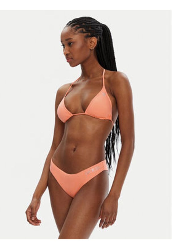 Guess Dół od bikini E4GO02 LY00K Biały. Kolor: pomarańczowy. Materiał: syntetyk