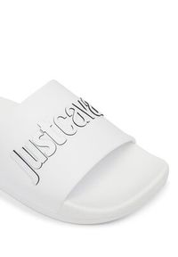 Just Cavalli Klapki 80RA3SZ1 ZSE50 Biały. Kolor: biały. Materiał: syntetyk #4