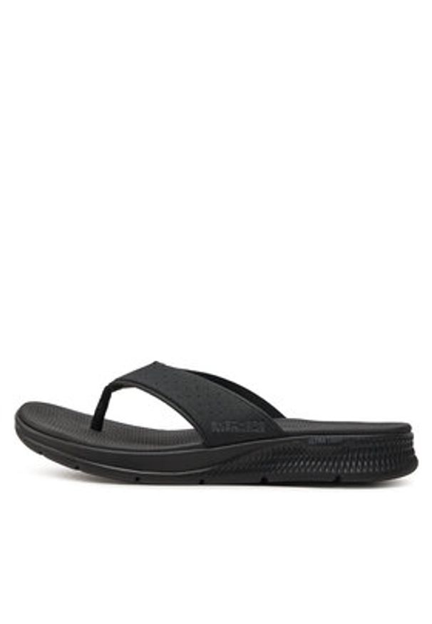 skechers - Skechers Japonki Go Consistent Sandal-Penthouse 229036/BBK Czarny. Kolor: czarny. Materiał: materiał