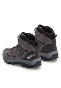 Jack Wolfskin Trekkingi Vojo 3 Texapore Mid W 4042472 Szary. Kolor: szary. Materiał: skóra, welur