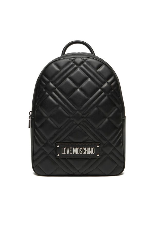 Love Moschino - LOVE MOSCHINO Plecak JC4154PP1MLA000B Czarny. Kolor: czarny. Materiał: skóra