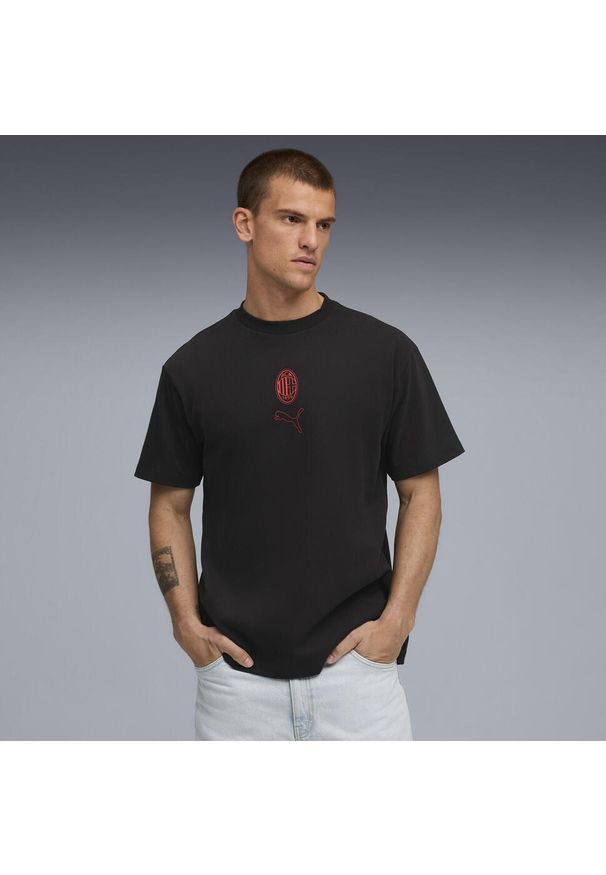 Puma - Koszulka unisex AC Milan FtblStatement Cellerator PUMA. Kolor: czarny, czerwony, wielokolorowy. Sport: piłka nożna