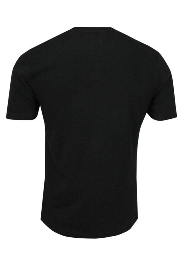 Pako Jeans - Czarny Bawełniany T-Shirt -PAKO JEANS- Męski, Krótki Rękaw, Dekolt w Serek z Guzikami, BASIC. Okazja: na co dzień. Typ kołnierza: dekolt w serek. Kolor: czarny. Materiał: bawełna. Długość rękawa: krótki rękaw. Długość: krótkie. Styl: casual