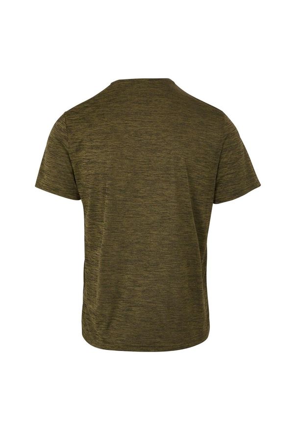 Regatta - T-shirt Męski Melanżowy Fingal Edition. Kolor: zielony. Wzór: melanż. Sport: turystyka piesza