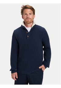 Quiksilver Sweter Boulevard EQYSW03328 Granatowy Regular Fit. Kolor: niebieski. Materiał: bawełna #1