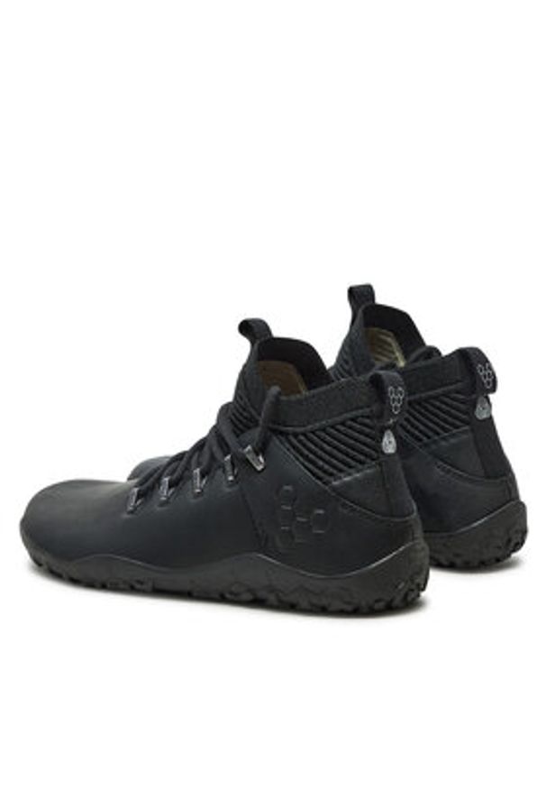 Vivo Barefoot Trekkingi 309086 Czarny. Kolor: czarny. Materiał: skóra. Sport: turystyka piesza