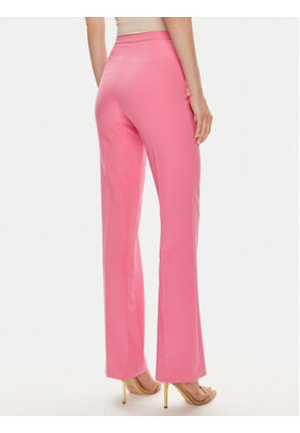 Fracomina Spodnie materiałowe FQ24SV3001W42901 Różowy Slim Fit. Kolor: różowy. Materiał: syntetyk