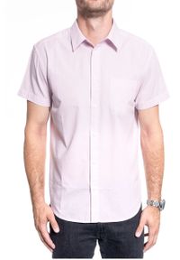 Wrangler - KOSZULA MĘSKA KRÓTKI RĘKAW WRANGLER SS 1PKT SHIRT CAMEO PINK W58604MY2 112129490. Długość rękawa: krótki rękaw. Długość: krótkie #6