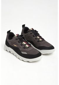 Aeronautica Militare - Sneakersy męskie zamszowe AERONAUTICA MILITARE. Materiał: zamsz, skóra