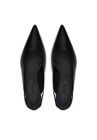 Max Mara Czółenka Slingy 2514521111600 Czarny. Kolor: czarny. Materiał: skóra #5