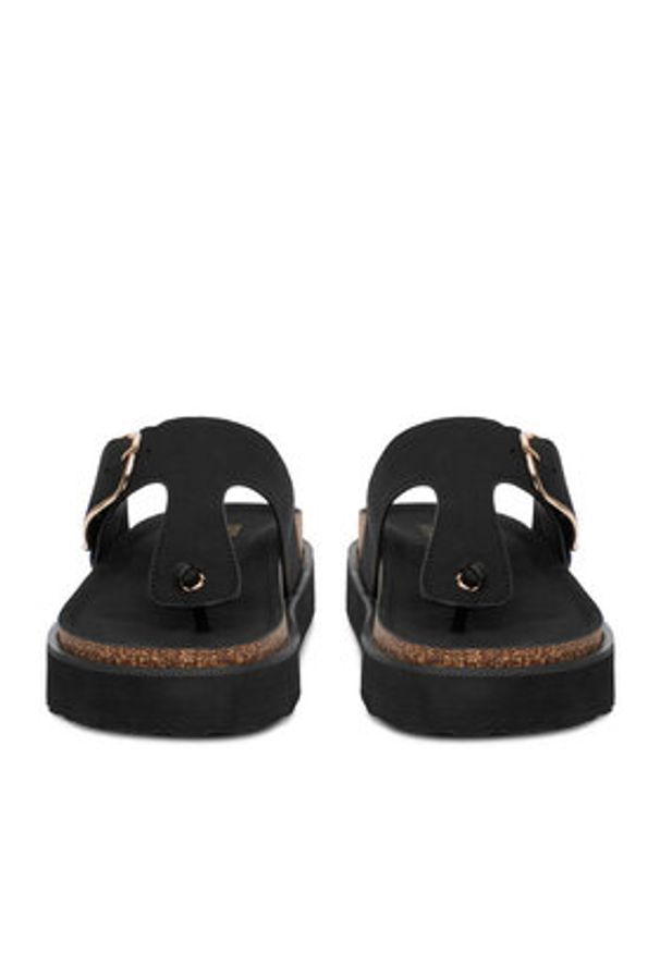 DeeZee Japonki CEO-LB-P2180 Czarny. Kolor: czarny. Materiał: materiał