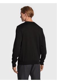 BOSS - Boss Sweter Botto-L 50476364 Czarny Regular Fit. Kolor: czarny. Materiał: wełna