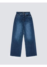 Big-Star - Jeansy dziewczęce z szeroką nogawką granatowe Natalie 514. Kolor: niebieski. Materiał: jeans. Sezon: lato. Styl: młodzieżowy, elegancki #6