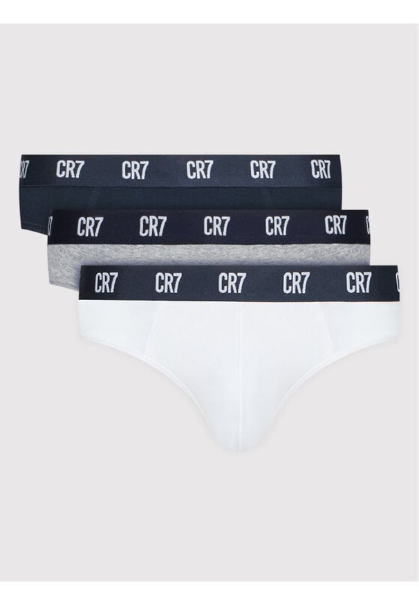 Cristiano Ronaldo CR7 Komplet slipów Basic 8100-66-2112 Kolorowy. Materiał: bawełna. Wzór: kolorowy