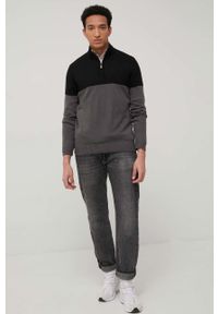 Brave Soul sweter męski kolor czarny lekki. Okazja: na co dzień. Kolor: czarny. Materiał: dzianina. Długość rękawa: długi rękaw. Długość: krótkie. Styl: casual #2