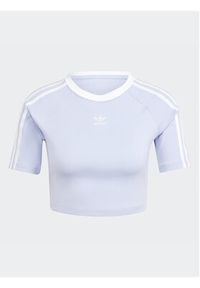 Adidas - adidas T-Shirt 3-Stripes Baby IP0658 Fioletowy Slim Fit. Kolor: fioletowy. Materiał: bawełna #3