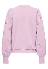 only - ONLY Bluza Femme 15315687 Różowy Regular Fit. Kolor: różowy. Materiał: bawełna #6