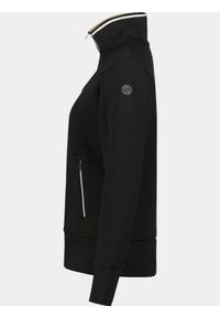 LUHTA - Sweter damski Luhta Ingby. Typ kołnierza: polo. Kolor: czarny. Materiał: materiał