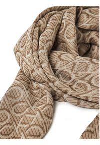 Calvin Klein Chusta Aop Monogram Jacquard LV04F8054G Beżowy. Kolor: beżowy. Materiał: materiał