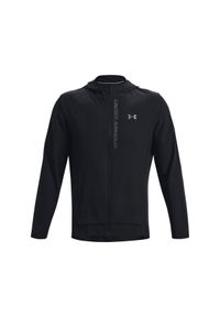 Under Armour - Kurtka do biegania męska UNDER ARMOUR OUTRUN THE STORM JACKET. Kolor: czarny. Materiał: materiał #1