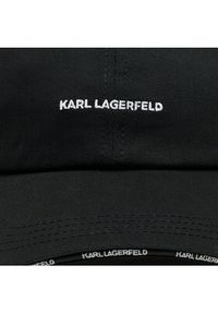 Karl Lagerfeld - KARL LAGERFELD Czapka z daszkiem 230W3411 Czarny. Kolor: czarny. Materiał: materiał, bawełna #3