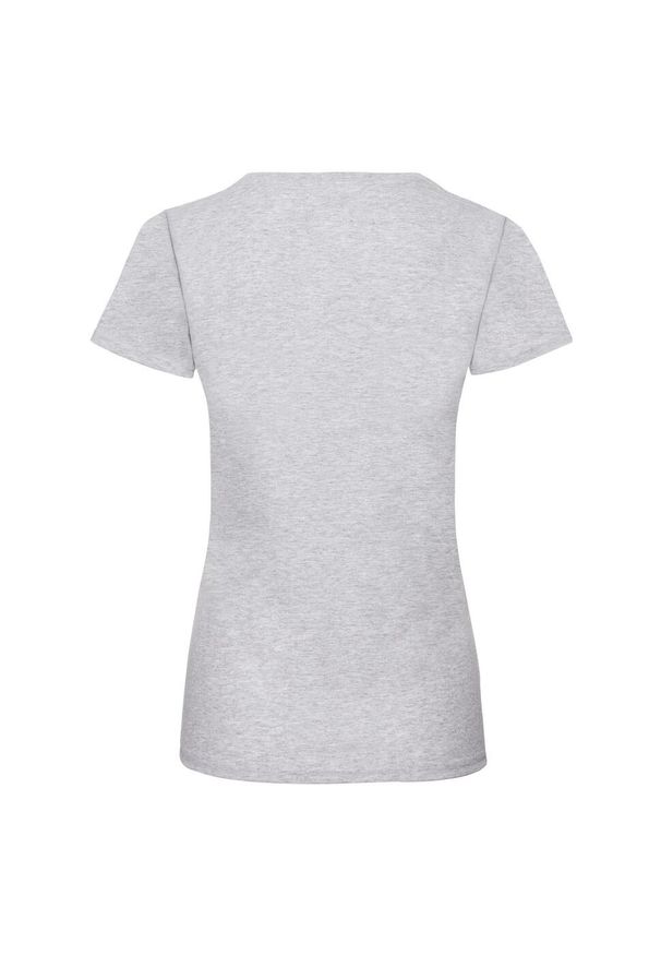 FRUIT OF THE LOOM - Koszulka Damska Valueweight Heather T-shirt. Kolor: szary