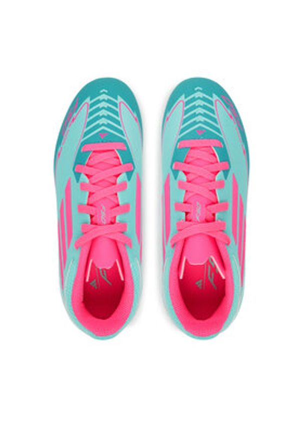 Adidas - adidas Buty do piłki nożnej F50 League Messi Firm/Multi-Ground IH0931 Turkusowy. Kolor: turkusowy. Materiał: materiał