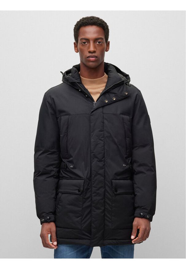BOSS Kurtka zimowa Camiano 50481119 Czarny Regular Fit. Kolor: czarny. Materiał: syntetyk. Sezon: zima