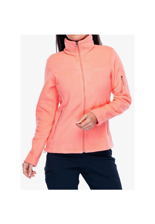 columbia - Polar damski Columbia Fast Trek II Jacket. Kolor: różowy. Materiał: polar. Sport: turystyka piesza