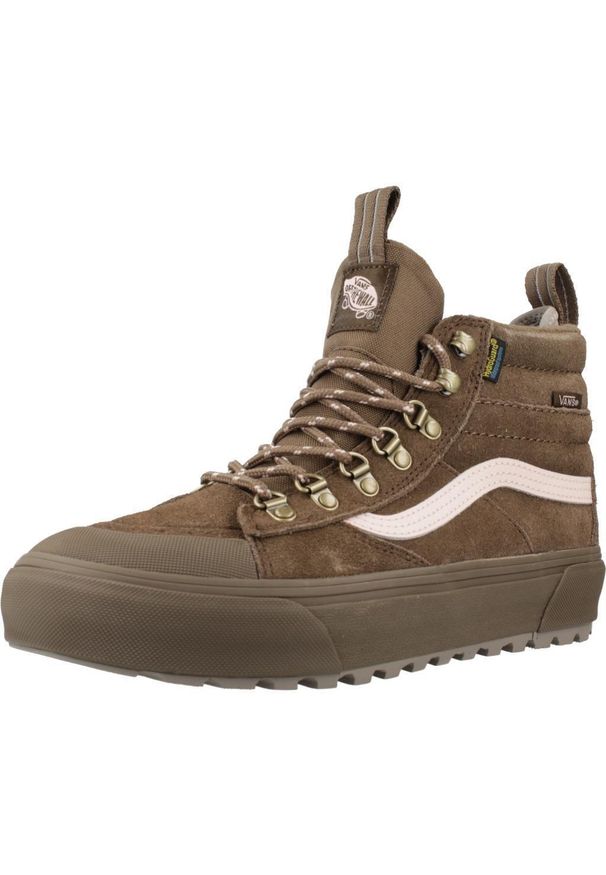 Dr. Martens - Buty VANS MTE SK8-HI DR WATERPRO Brązowy. Kolor: brązowy. Materiał: tkanina. Sport: turystyka piesza