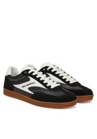 Karl Lagerfeld - KARL LAGERFELD Sneakersy KL53855 Czarny. Kolor: czarny. Materiał: zamsz, skóra #6