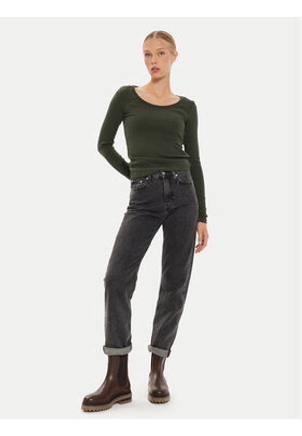 Pepe Jeans Bluzka Finny PL505955 Zielony Regular Fit. Kolor: zielony. Materiał: bawełna