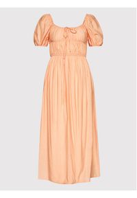Glamorous Sukienka letnia CK6574 Pomarańczowy Regular Fit. Kolor: pomarańczowy. Materiał: syntetyk. Sezon: lato #3