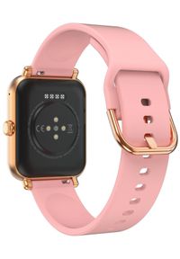 GARETT - Smartwatch Garett GRC Classic złoty. Rodzaj zegarka: smartwatch. Kolor: złoty. Materiał: guma. Styl: klasyczny, sportowy, biznesowy #4